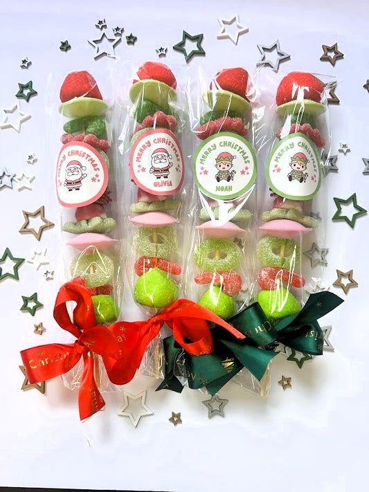 Personalised Christmas Sweet Kebabs