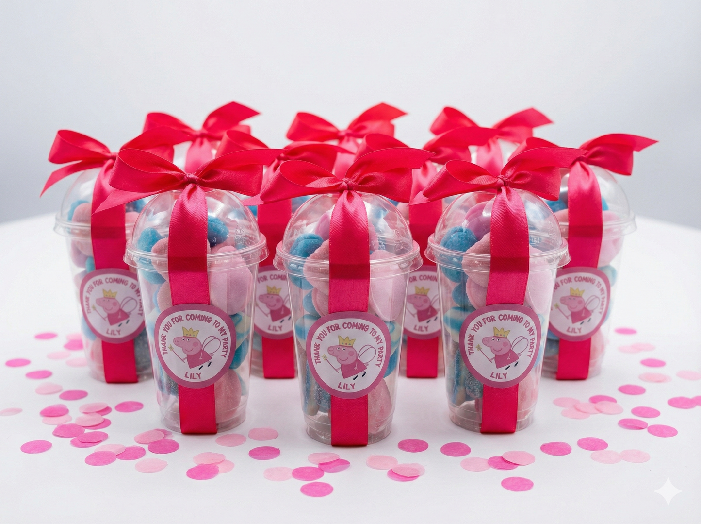 Peppa Pig Themed Sweet Cups