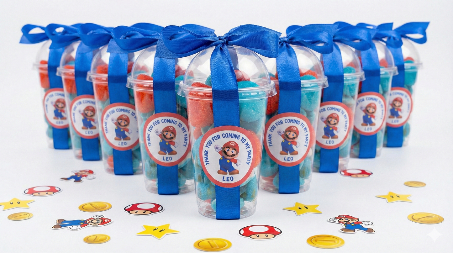 Super Mario Themed Sweet Cups
