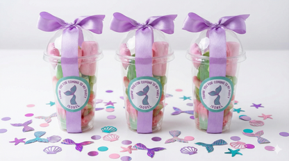Mermaid Themed Sweet Cups