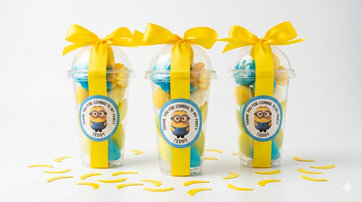 Minions Themed Sweet Cups