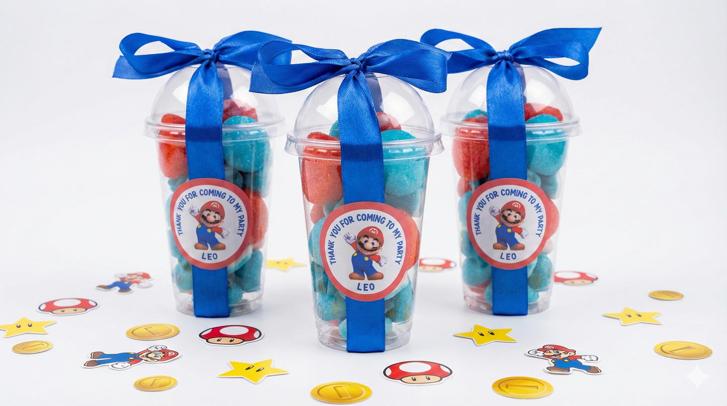 Super Mario Themed Sweet Cups