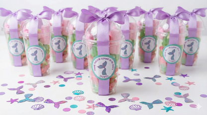 Mermaid Themed Sweet Cups