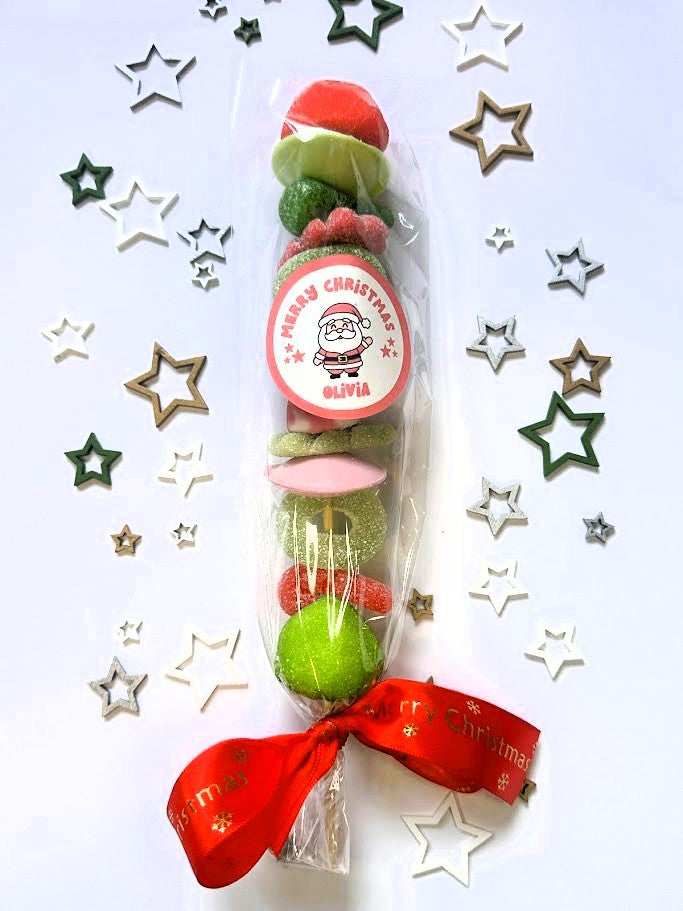 Personalised Christmas Sweet Kebabs