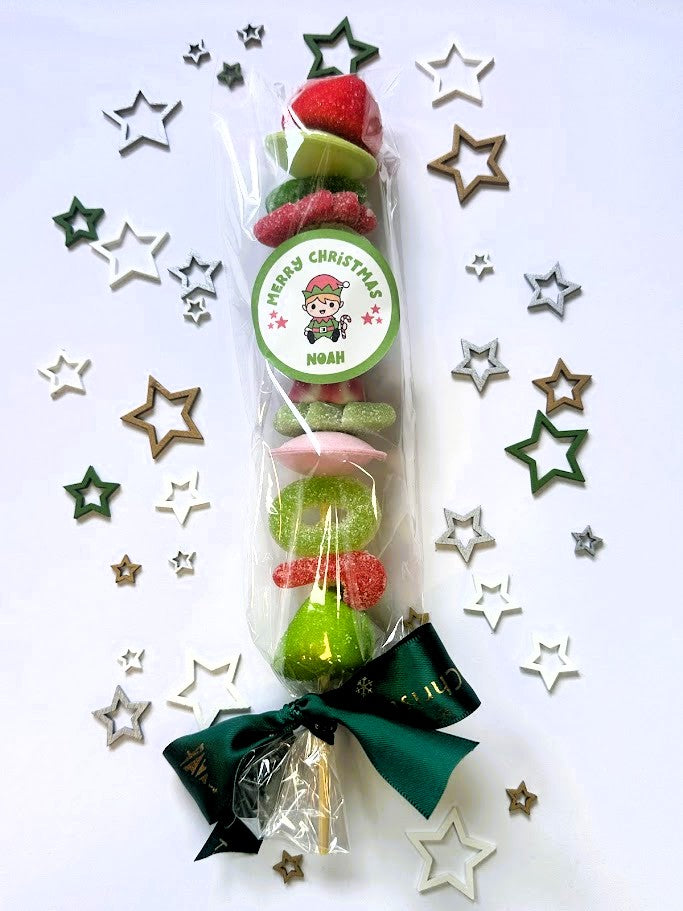Personalised Christmas Sweet Kebabs