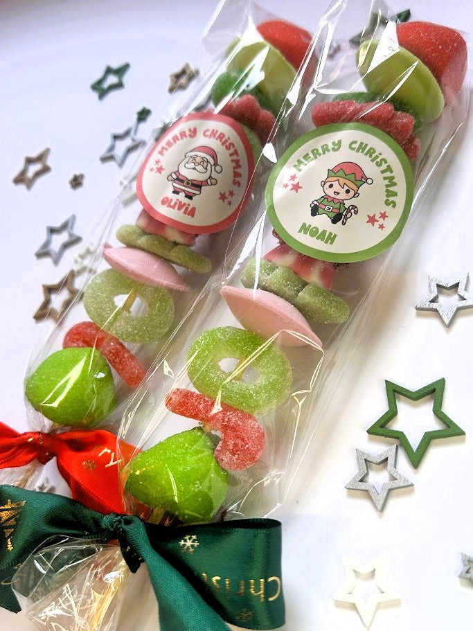 Personalised Christmas Sweet Kebabs