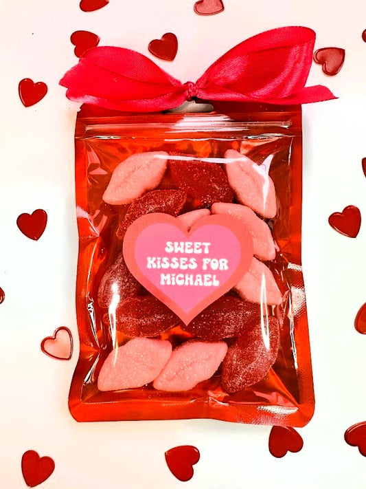 The Kissable One: Personalised Valentine’s Sweet Pouch