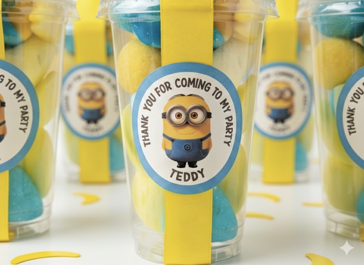 Minions Themed Sweet Cups