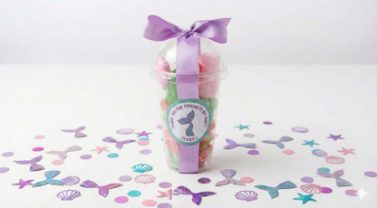 Mermaid Themed Sweet Cups