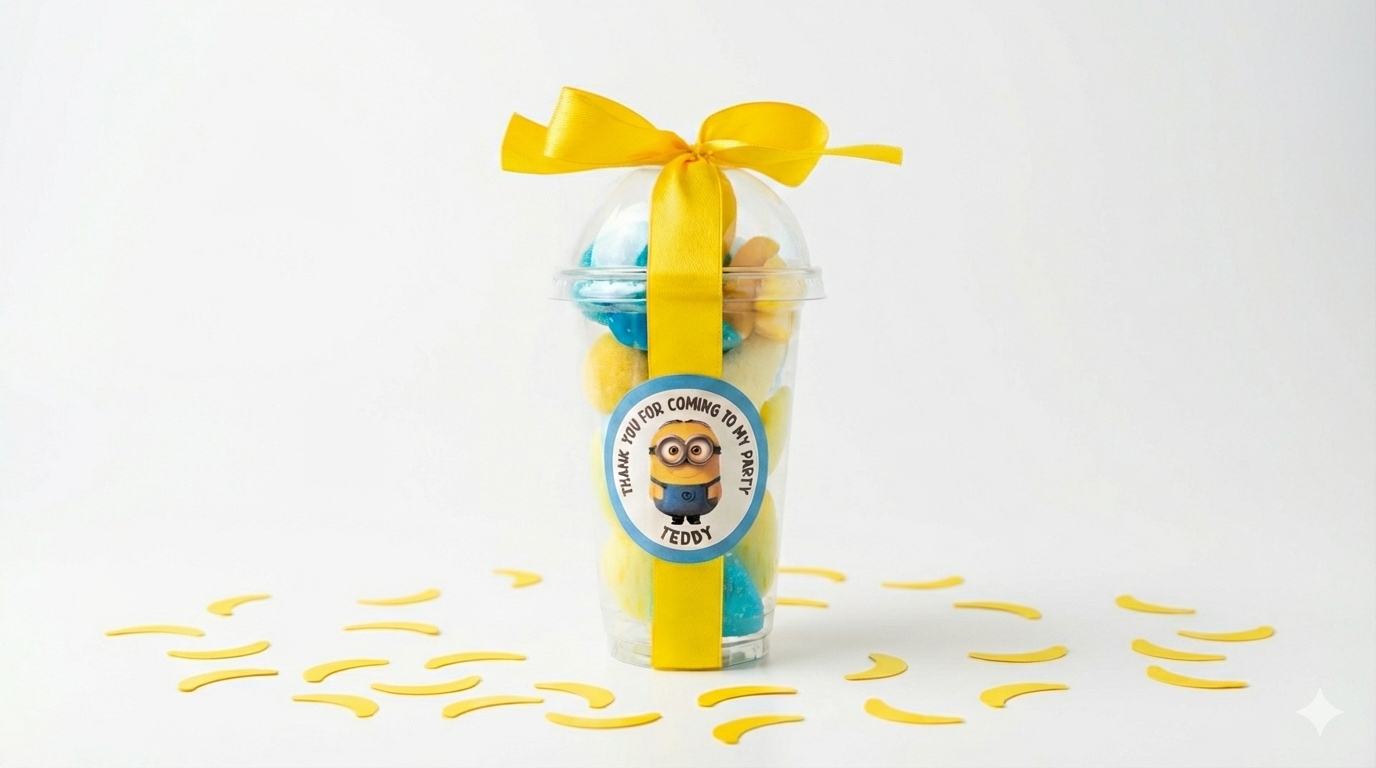 Minions Themed Sweet Cups