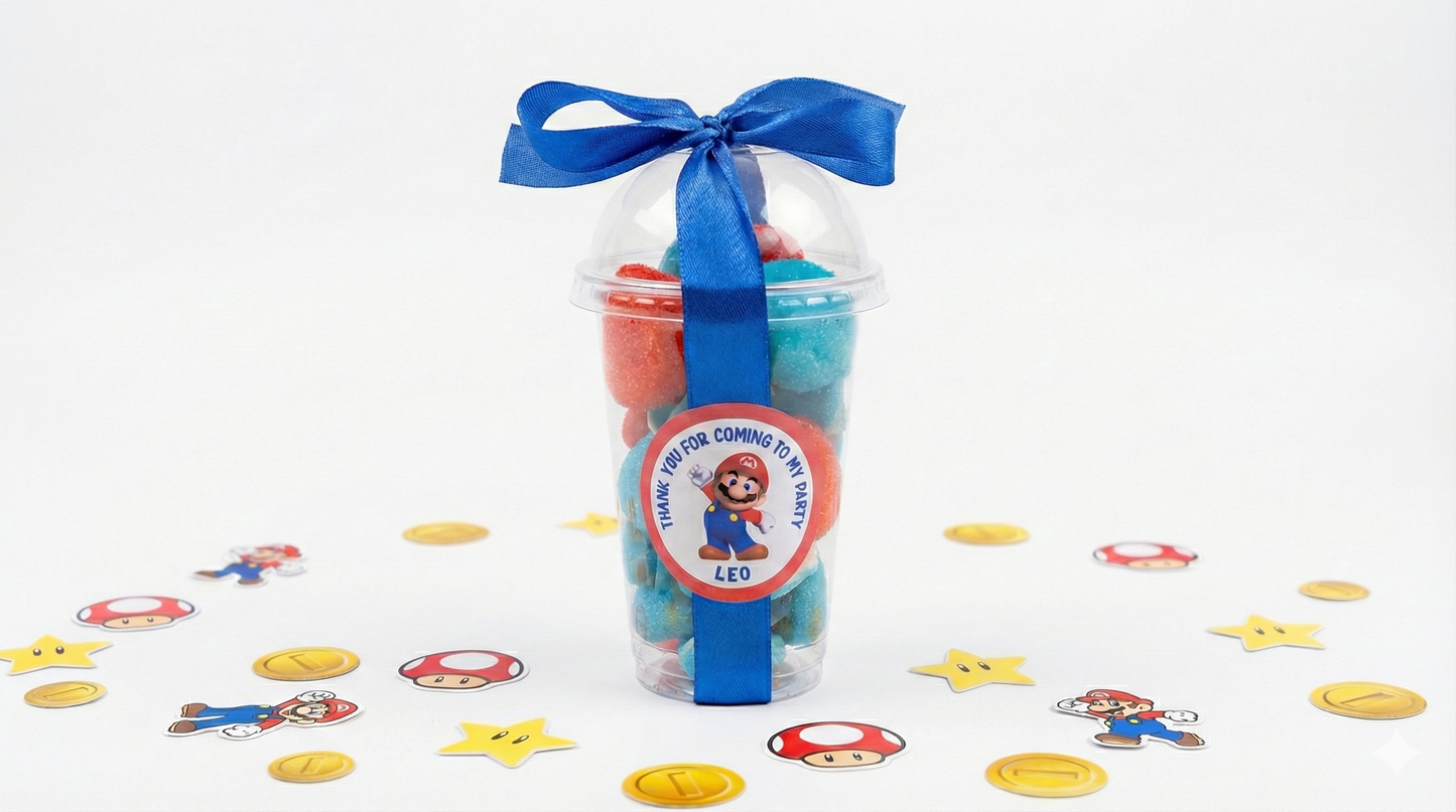 Super Mario Themed Sweet Cups