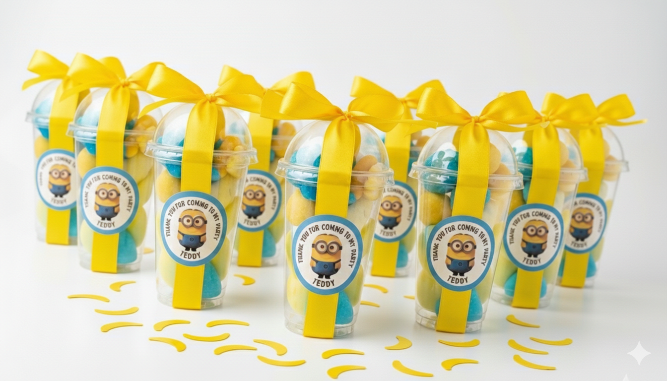Minions Themed Sweet Cups