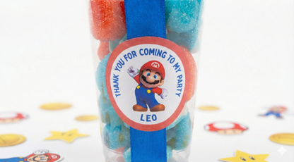 Super Mario Themed Sweet Cups