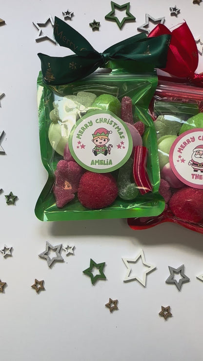 Personalised Christmas Sweet Pouches