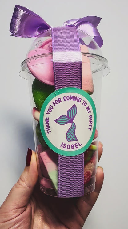Mermaid Themed Sweet Cups