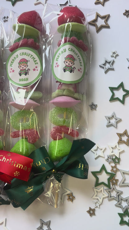 Personalised Christmas Sweet Kebabs